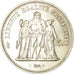 Munten, Frankrijk, Hercule, 50 Francs, 1974, Avers 20 francs, PR, Zilver