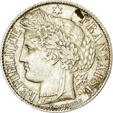 Coin, France, Cérès, Franc, 1887, Paris, AU(50-53), Silver, KM:822.1