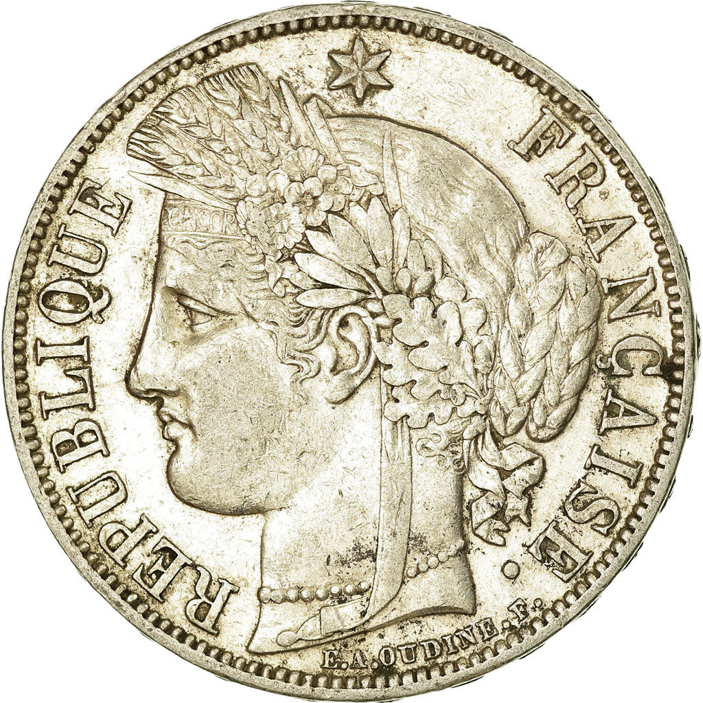 Münze, Frankreich, Cérès, 5 Francs, 1870, Paris, SS, Silber, KM:819