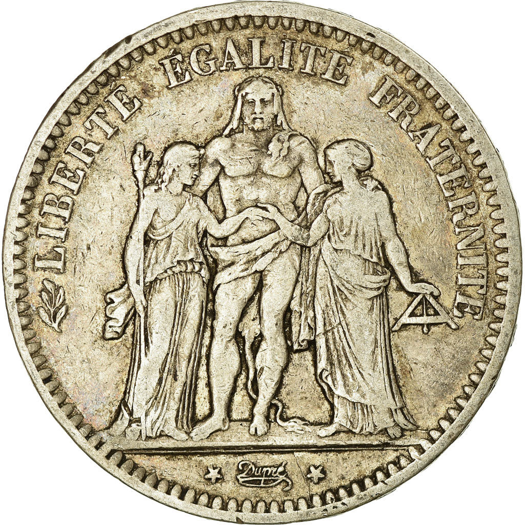 Monnaie, France, Hercule, 5 Francs, 1849, Strasbourg, TB+, Argent, Gadoury:683