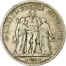 Monnaie, France, Hercule, 5 Francs, 1849, Strasbourg, TB+, Argent, Gadoury:683