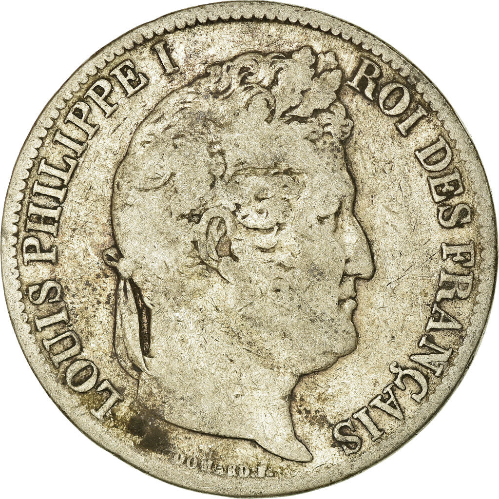 Coin, France, Louis-Philippe, 5 Francs, 1831, Toulouse, Tranche en creux