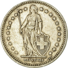 Coin, Switzerland, 2 Francs, 1908, Bern, VF(30-35), Silver, KM:21