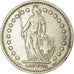 Moneta, Svizzera, 2 Francs, 1922, Bern, MB+, Argento, KM:21