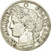 Moeda, França, Cérès, 2 Francs, 1871, Bordeaux, EF(40-45), Prata, KM:817.2