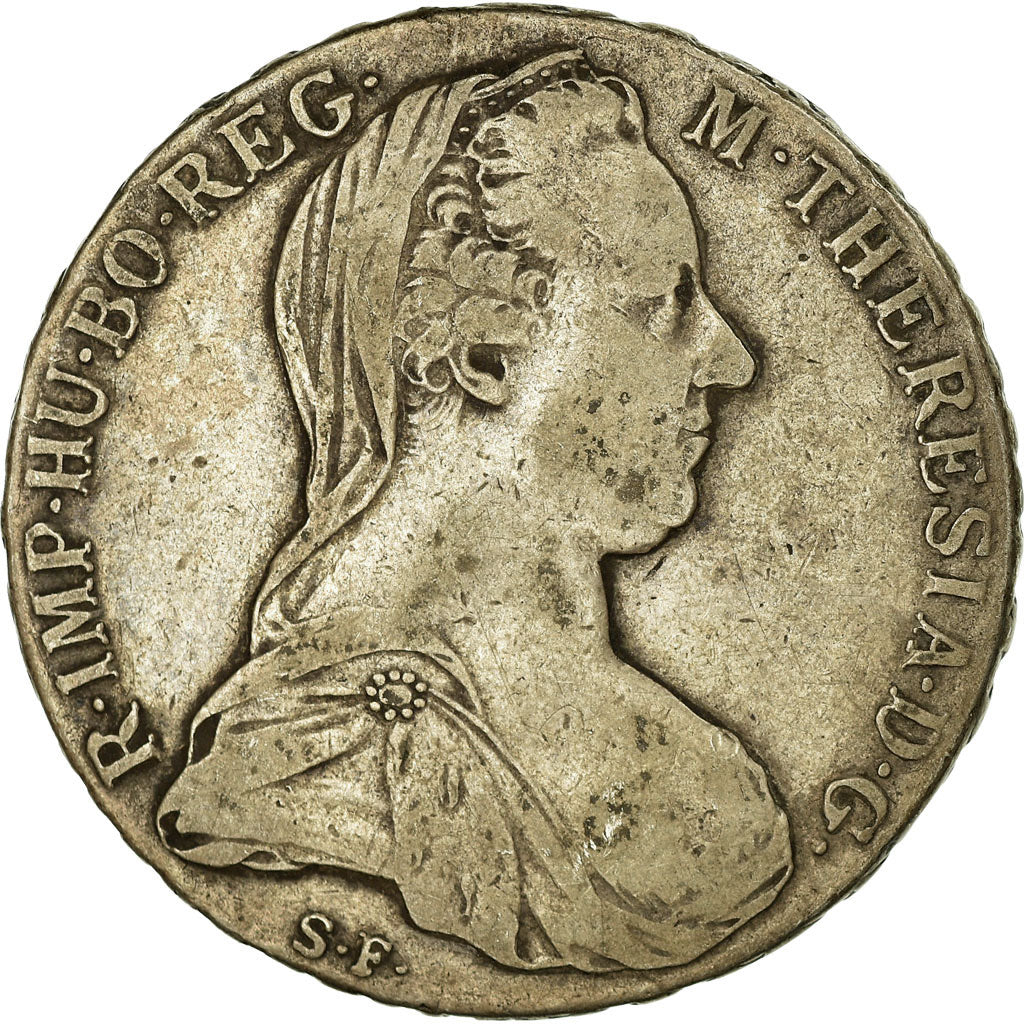 Coin, Austria, Joseph II, Thaler, 1780, Vienna, Restrike, VF(30-35), Silver