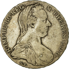 Coin, Austria, Joseph II, Thaler, 1780, Vienna, Restrike, VF(30-35), Silver
