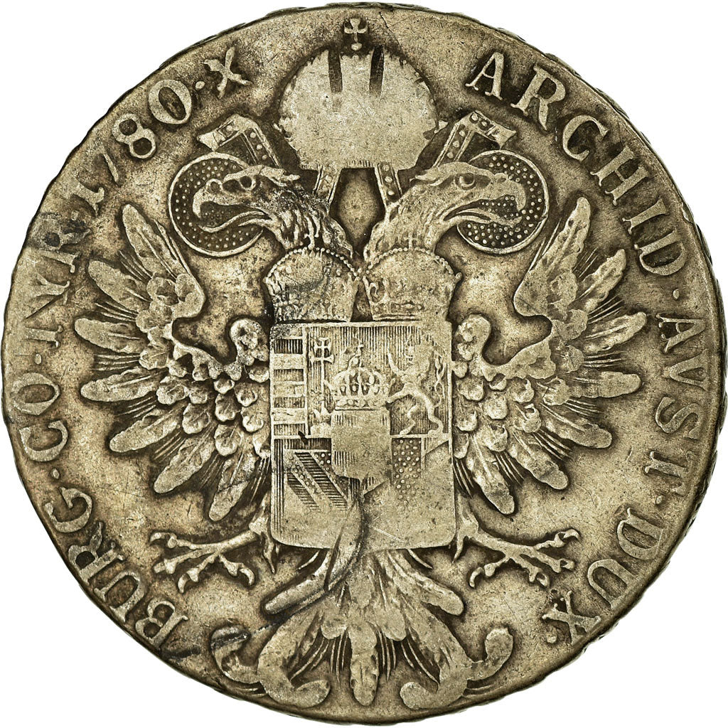 Coin, Austria, Joseph II, Thaler, 1780, Vienna, Restrike, VF(30-35), Silver