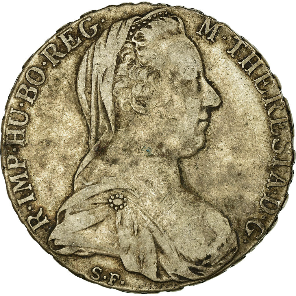 Coin, Austria, Joseph II, Thaler, 1780, Vienna, Restrike, VF(20-25), Silver
