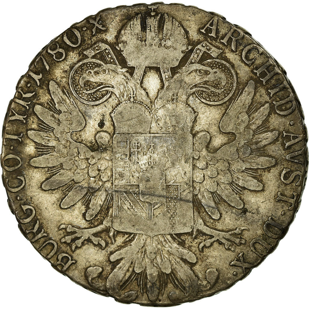 Coin, Austria, Joseph II, Thaler, 1780, Vienna, Restrike, VF(20-25), Silver