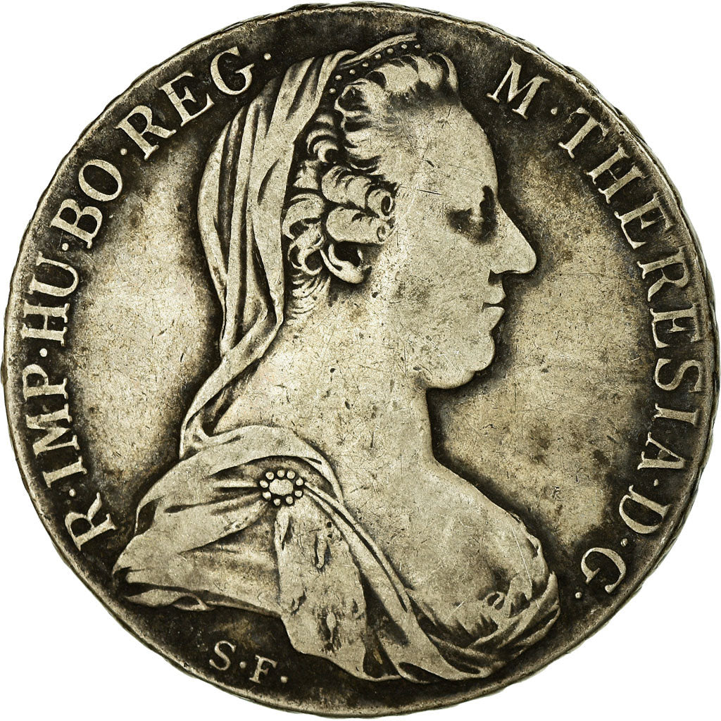 Coin, Austria, Joseph II, Thaler, 1780, Vienna, Restrike, VF(30-35), Silver