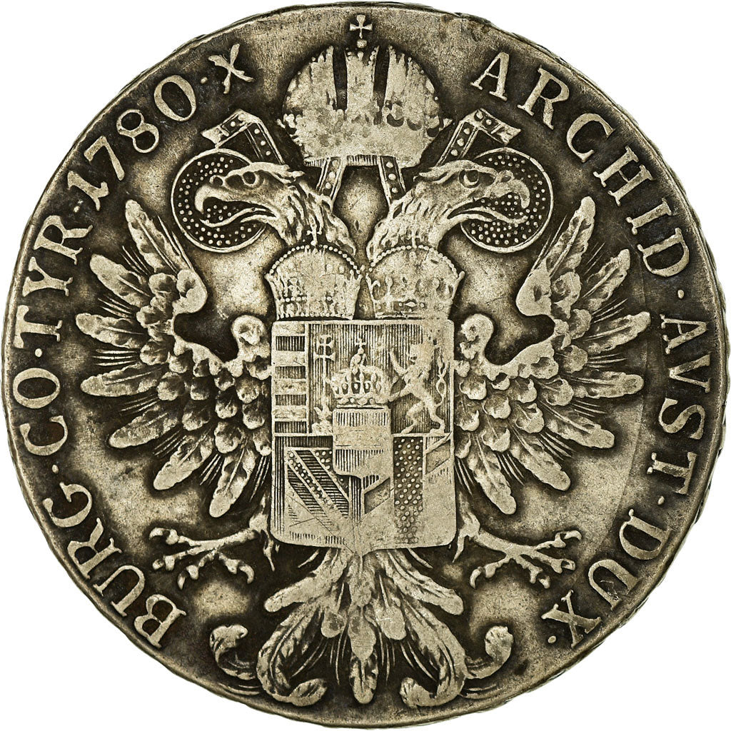 Coin, Austria, Joseph II, Thaler, 1780, Vienna, Restrike, VF(30-35), Silver