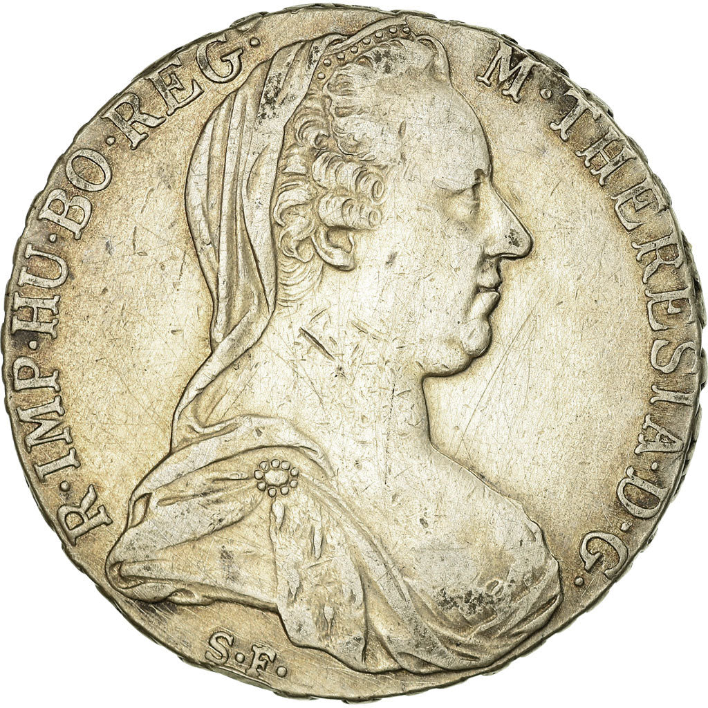 Coin, Austria, Joseph II, Thaler, 1780, Vienna, Restrike, EF(40-45), Silver