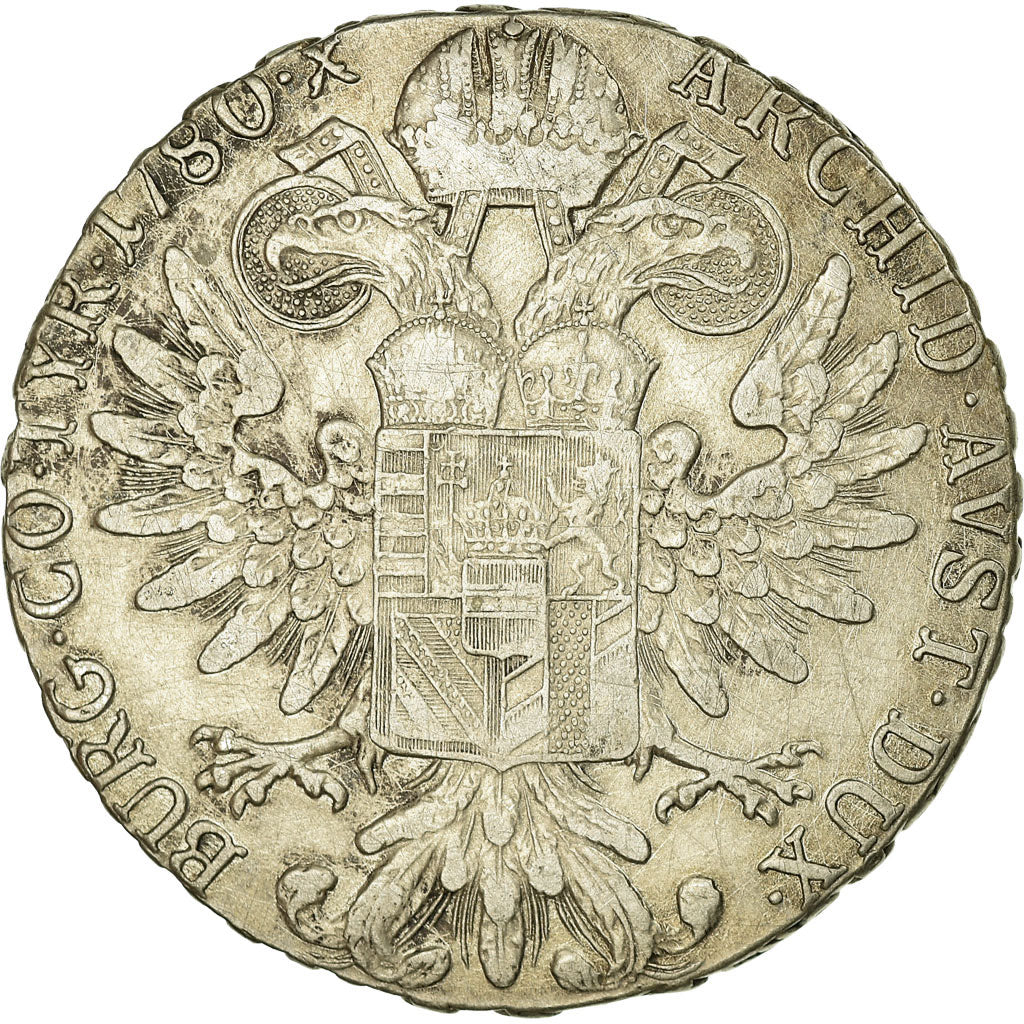 Coin, Austria, Joseph II, Thaler, 1780, Vienna, Restrike, EF(40-45), Silver