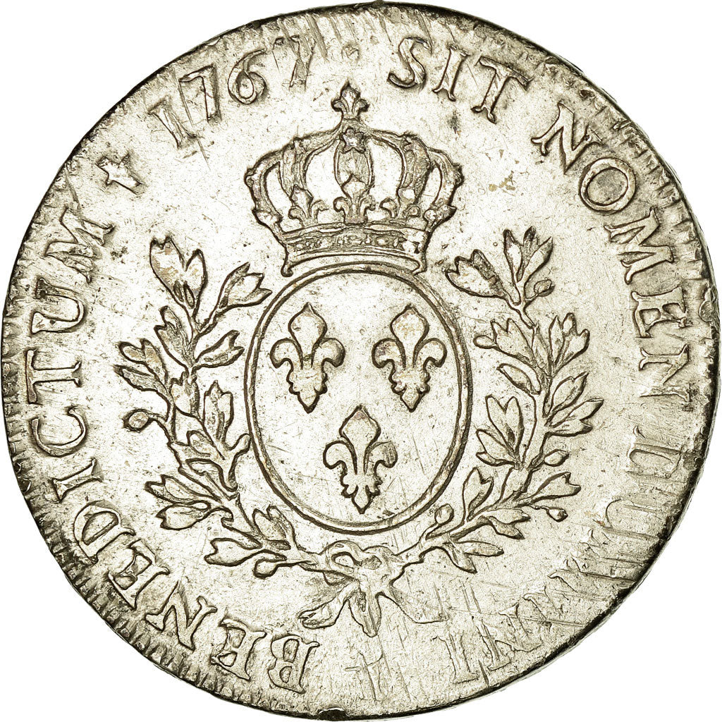 Moneda, Francia, Louis XV, Écu au bandeau, Ecu, 1767, Limoges, MBC, Plata