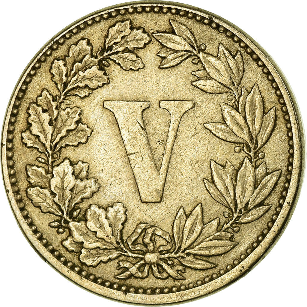 Moneta, Messico, 5 Centavos, 1882, Mexico City, BB, Rame-nichel, KM:399