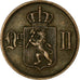 Coin, Norway, Oscar II, Ore, 1877, AU(50-53), Bronze, KM:352