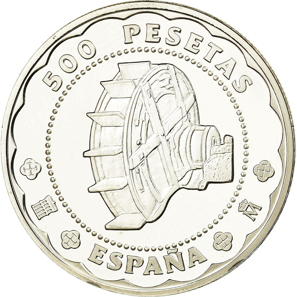 Coin, Spain, Juan Carlos I, 500 Pesetas, 2001, Segovia, MS(65-70), Silver