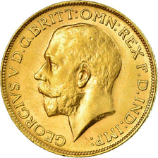 Coin, Australia, George V, Sovereign, 1923, Perth, AU(55-58), Gold, KM:29