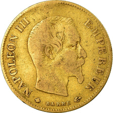 Coin, France, Napoleon III, 10 Francs, 1859, Strasbourg, VF(20-25), Gold