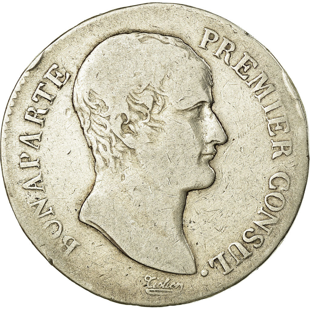 Coin, France, Napoléon I, 5 Francs, 1804, Toulouse, VF(20-25), Silver
