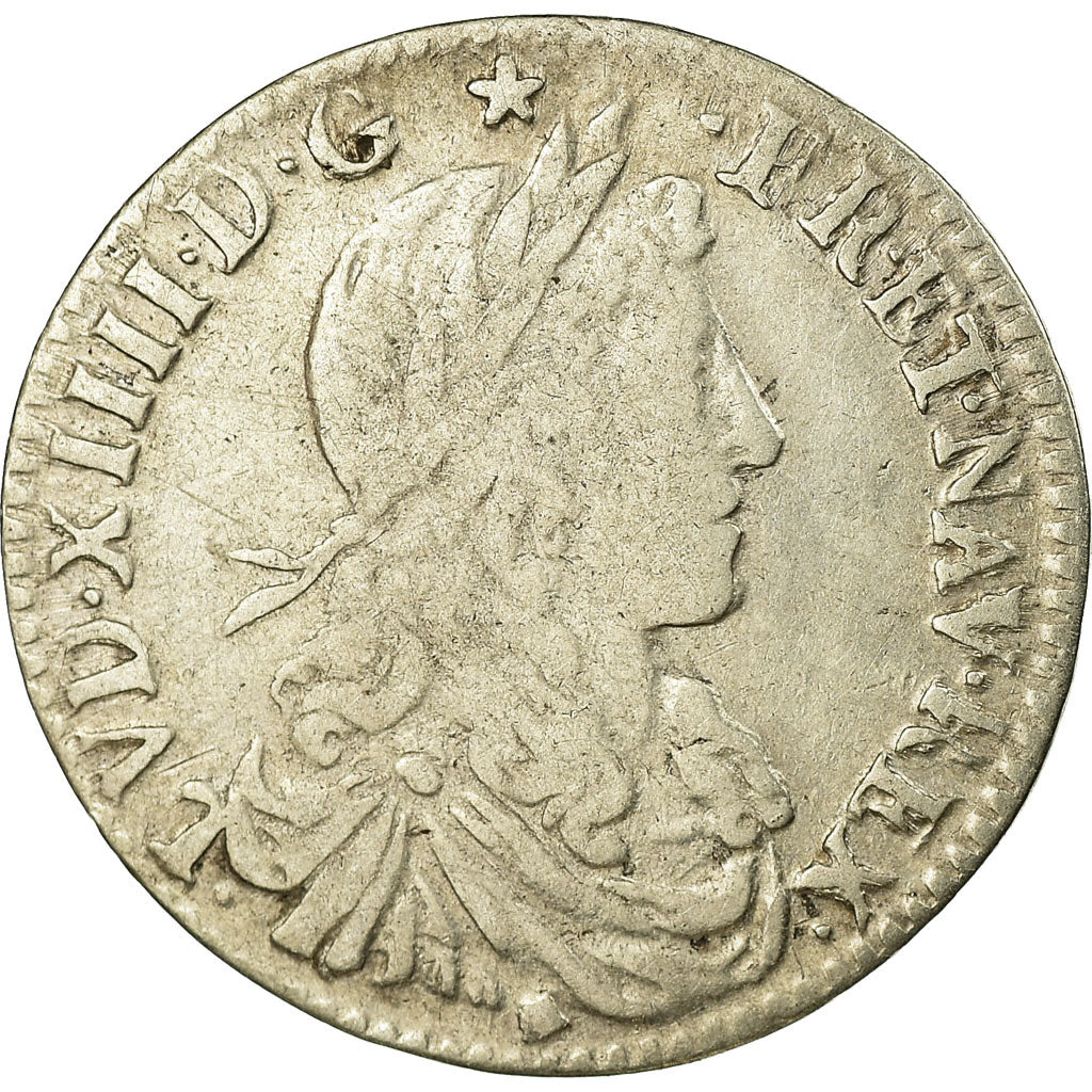 Moneta, Francja, Louis XIV, 1/12 Écu au buste juvénile, 1/12 ECU, 10 Sols