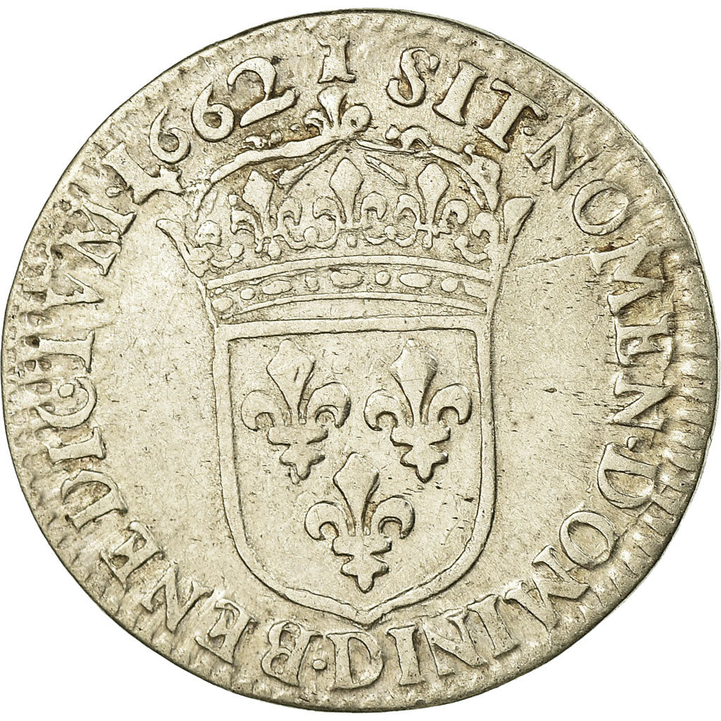 Moneta, Francja, Louis XIV, 1/12 Écu au buste juvénile, 1/12 ECU, 10 Sols
