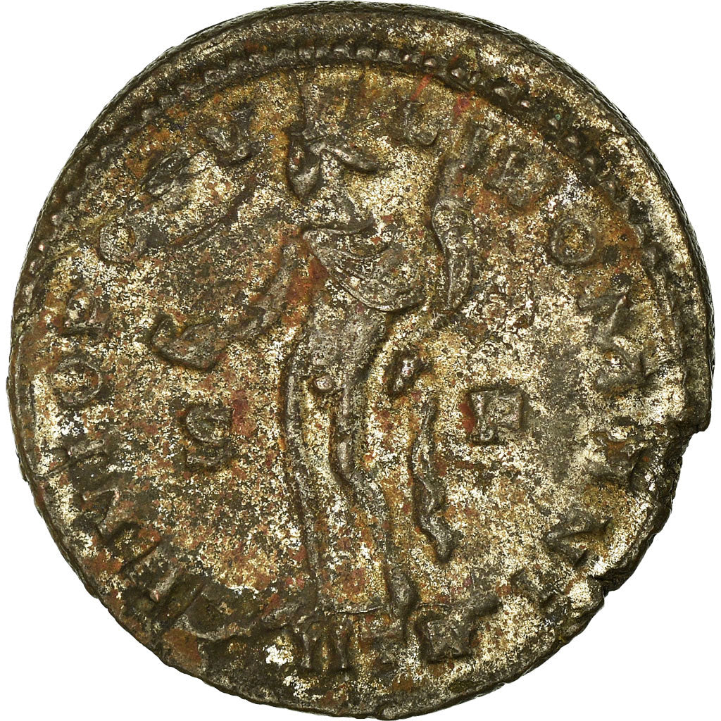 Coin, Maximianus, Follis, 302-303, Trier, AU(50-53), Billon, RIC:535b