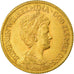 Coin, Netherlands, Wilhelmina I, 10 Gulden, 1911, MS(60-62), Gold, KM:149