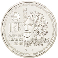 Moneda, Francia, 6.55957 Francs, 2000, Paris, FDC, Plata, KM:1227