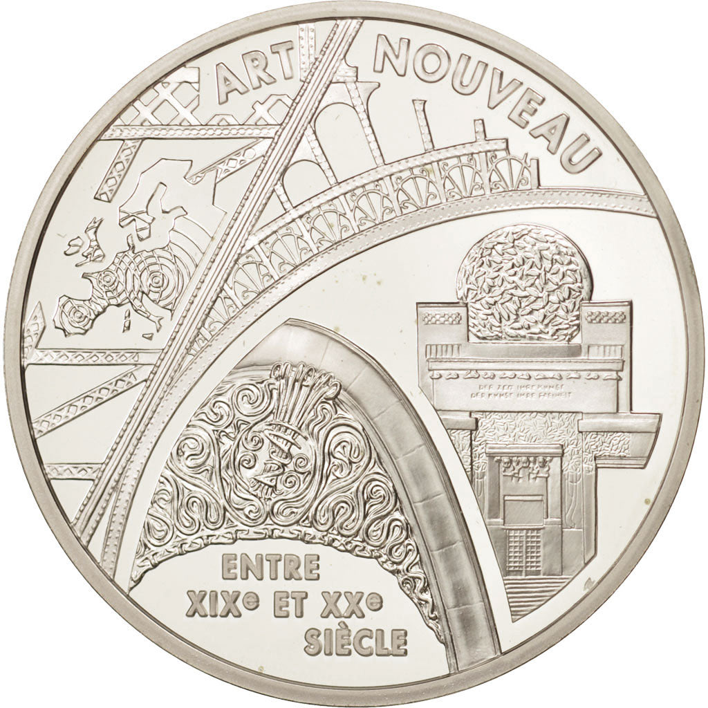 Coin, France, 6.55957 Francs, 2000, Paris, MS(65-70), Silver, KM:1227