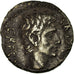 Coin, Augustus, Denarius, 19 BC, Colonia Patricia, EF(40-45), Silver, RIC:86a