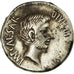 Coin, Octavian, Denarius, 37 BC, Uncertain Mint, AU(50-53), Silver