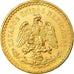Moneta, Mexico, 50 Pesos, 1945, Mexico City, AU(55-58), Złoto, KM:481