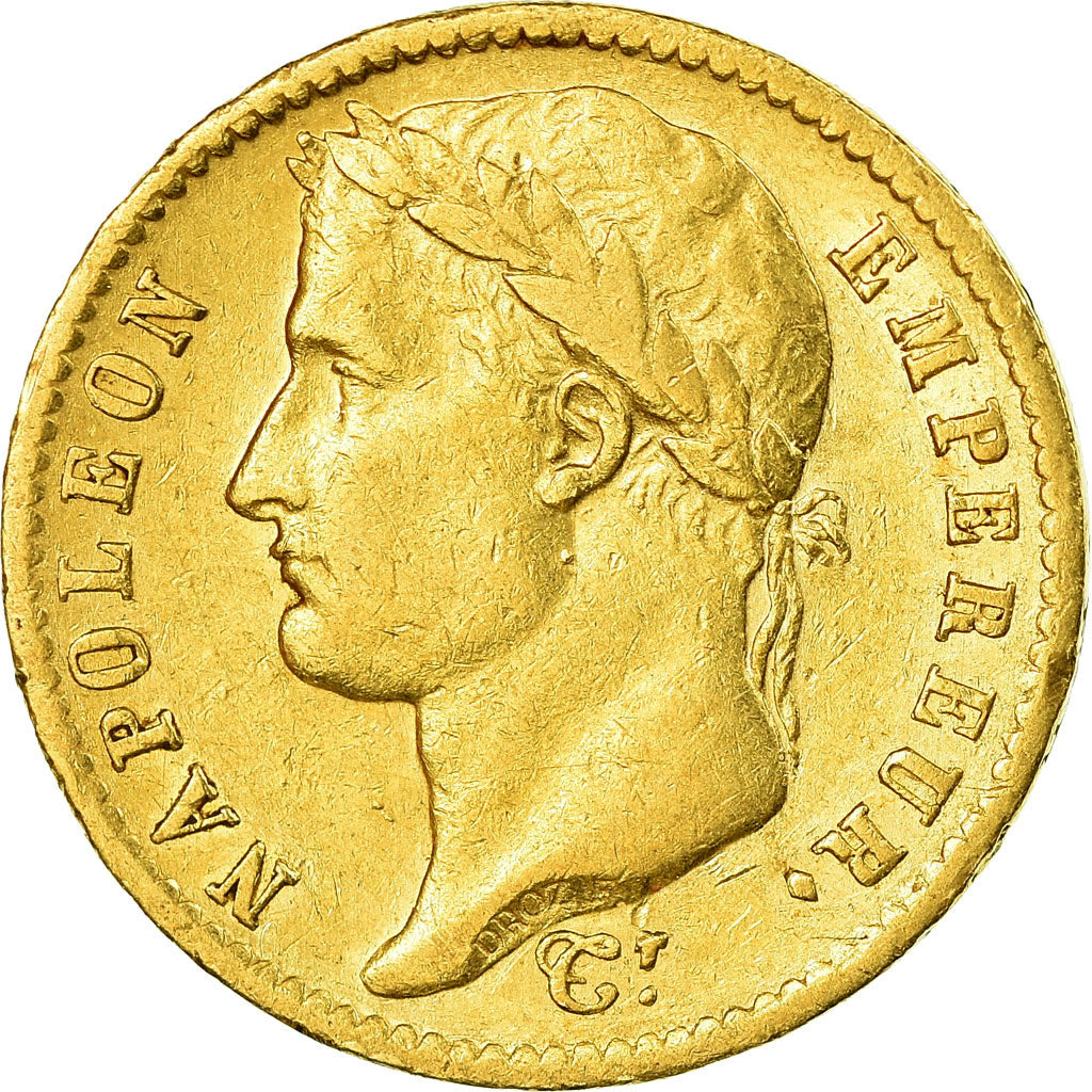 Moneda, Francia, Napoléon I, 20 Francs, 1811, Paris, MBC, Oro, KM:695.1