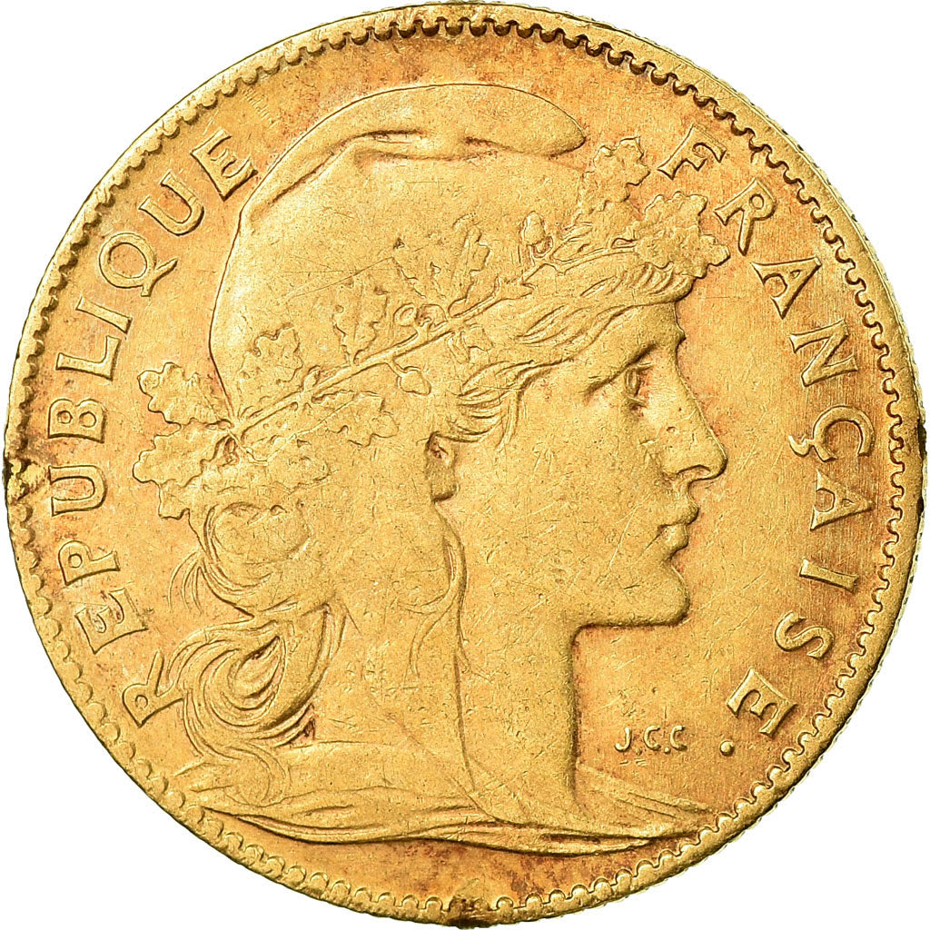 Coin, France, Marianne, 10 Francs, 1906, Paris, EF(40-45), Gold, KM:846