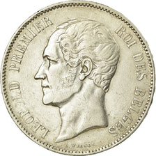 Coin, Belgium, Leopold I, 5 Francs, 5 Frank, 1852, EF(40-45), Silver, KM:17