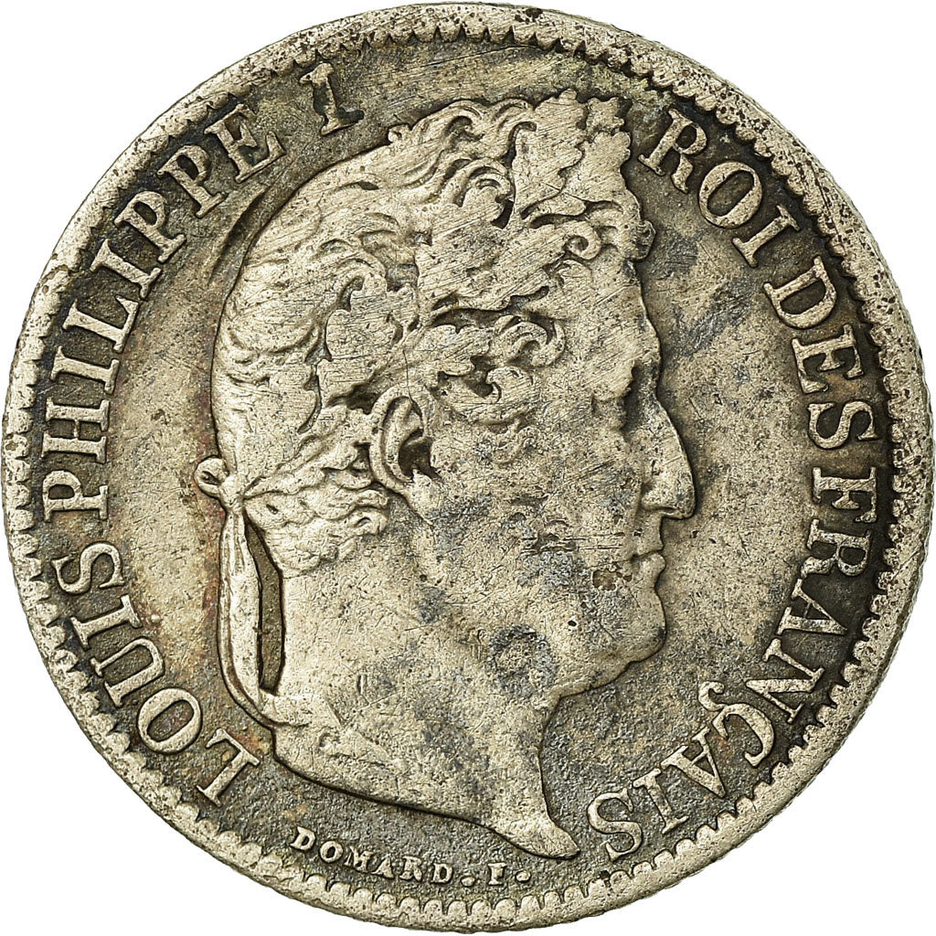Munten, Frankrijk, Louis-Philippe, 1/2 Franc, 1834, Paris, FR+, Zilver