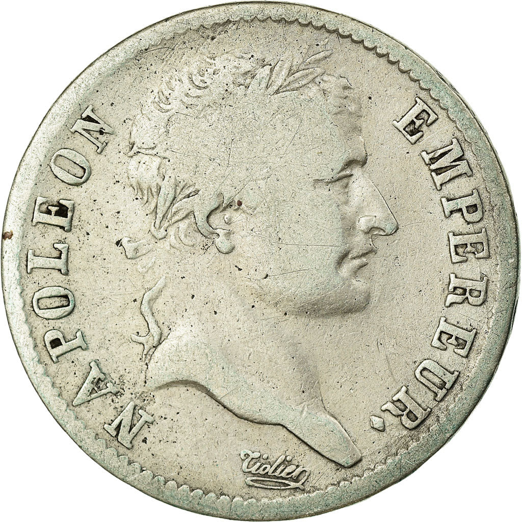 Moneda, Francia, Napoléon I, Franc, 1808, Lille, BC+, Plata, KM:682.14