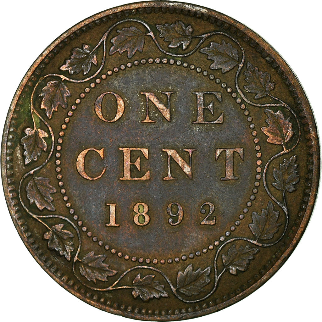 Coin, Canada, Victoria, Cent, 1892, Royal Canadian Mint, Ottawa, AU(50-53)