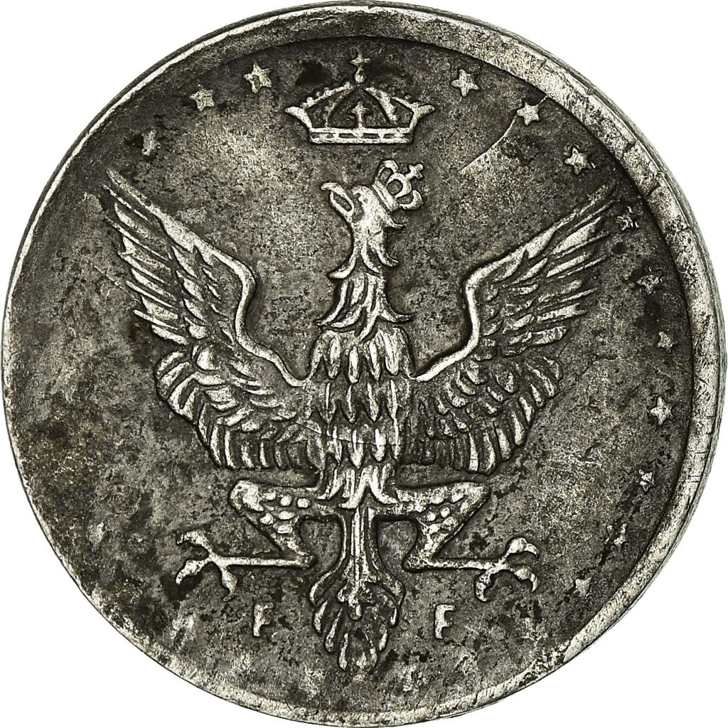 Coin, Poland, 5 Fenigow, 1917, Stuttgart, Germany, EF(40-45), Iron, KM:5