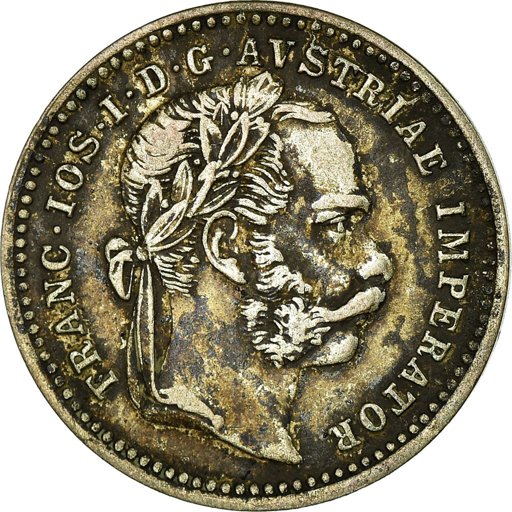Monnaie, Autriche, Franz Joseph I, 10 Kreuzer, 1872, TTB, Argent, KM:2206