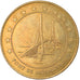 France, Medal, 1 Euro de la Ville du Havre, Pont de Normandie, 1996, AU(55-58)