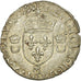 Moneda, Francia, Henri II, Douzain aux croissants, 1556, Toulouse, MBC, Vellón