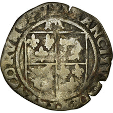 Moneda, Francia, François Ier, Douzain, Romans, BC+, Vellón, Duplessy:844