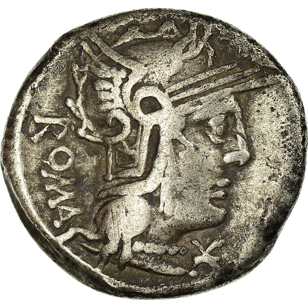 Munten, Caecilia, Denarius, 127 BC, Rome, ZF, Zilver, Crawford:263/1b