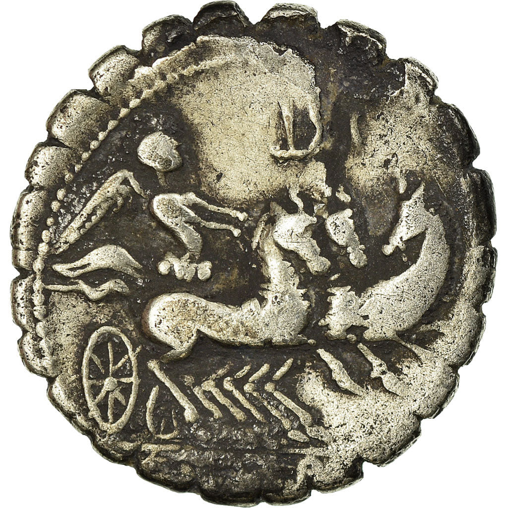 Moneta, Naevia, Denarius Serratus, 79 BC, Rome, MB+, Argento, Crawford:382/1b