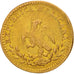México, Escudo, 1851, Guanajuato, Oro, KM:379.4