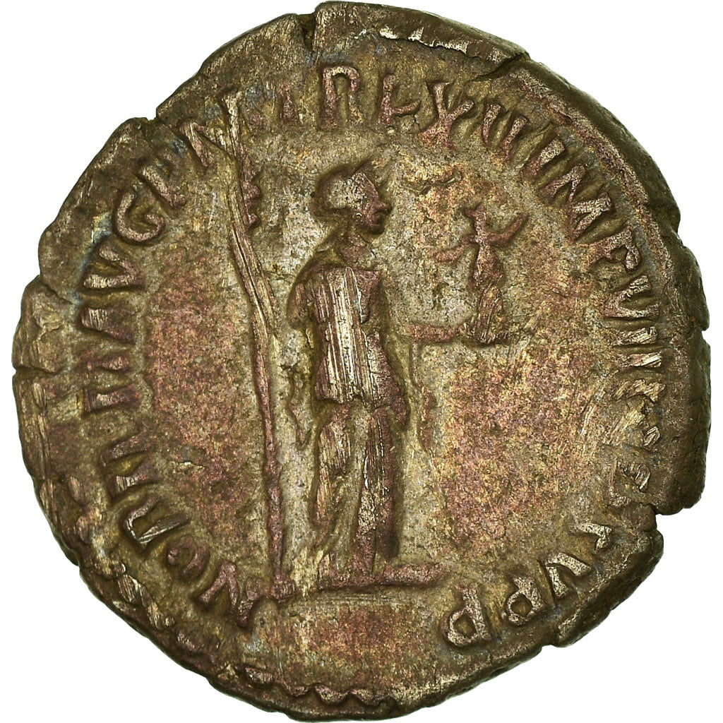 Moeda, Commodus, Denarius, 187, Rome, EF(40-45), Prata, RIC:155