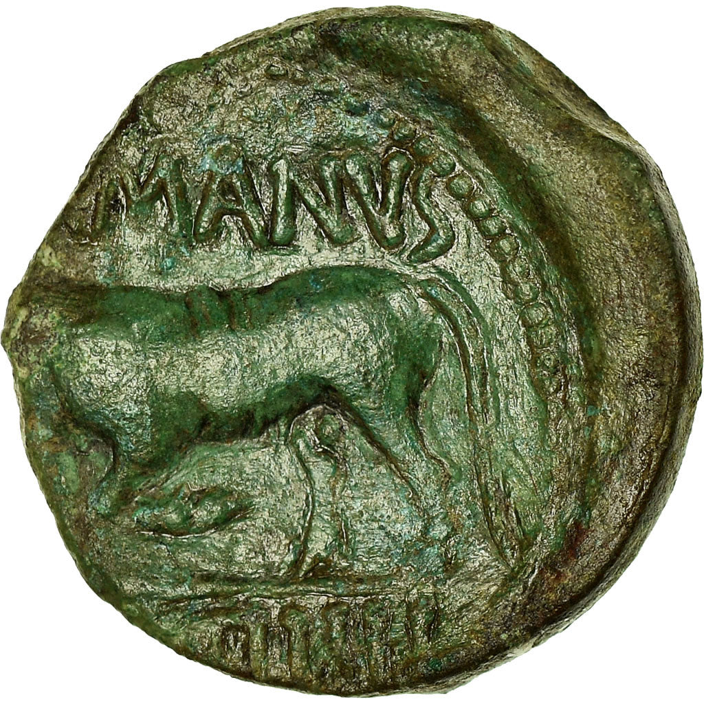 Coin, Remi, Bronze Æ, GERMANVS INDVTILLI,10 BC, EF(40-45), Bronze, Delestrée:707